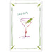 Extra Dirty Martini 100% Linen Tea Towel, by Dinette