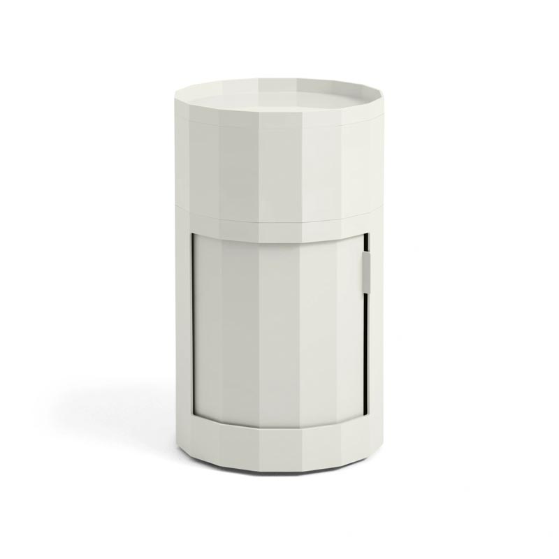 Facet Cabinet (incl. Feet and Castors) - High - Misty Grey - des. Stefan Scholten for HAY