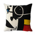 Joan Miró Femme Oiseaux cushion, woven by Jules Pansu