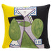 Pablo Picasso Femme en Vert et Mauve cushion woven by Jules Pansu