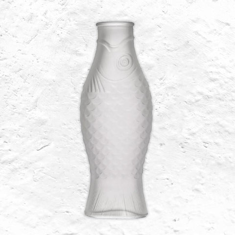 Fish & Fish Carafe - Frosted White - des. Paola Navone for Serax