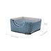 "Chalet" Foldaway Dog and Cat House / Bed - Aquamarine / Grey - by United Pets Sand