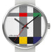 Forum Watch - Crossing Mondrian - White Leather Strap -  Sapphire Crystal - by Walter Gropius