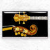 Four Strings Card Case, des. by Stanley Clarke for ACME