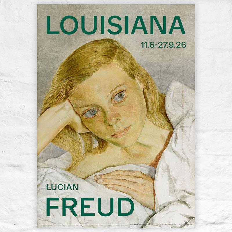 Girl in Bed poster by Lucian Freud