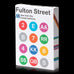 Fulton Street / Massimo Vignelli MTA Subway Map Playing Cards by the US Playing Card Company