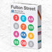 Fulton Street / Massimo Vignelli MTA Subway Map Playing Cards by the US Playing Card Company