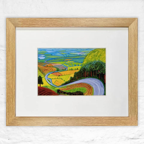 Garrowby Hill (Mini Framed) by David Hockney