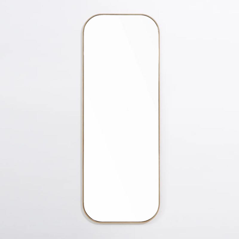 'Gaze' Wall Mirror - Oak - des. Lincoln Rivers, made by Wireworks