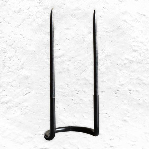 Gemini candleholder - black - des. Peter Karpf, 1965