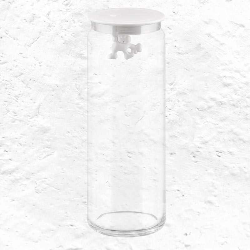 Gianni Storage Jar Extra Large (08) - White - des. Matti di Rosa for Alessi