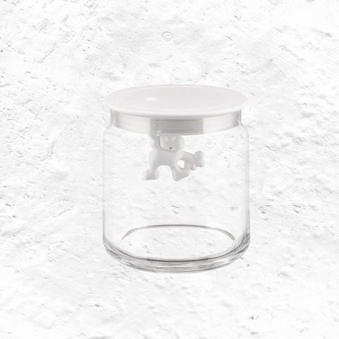 Gianni Storage Jar Small (04) - White - des. Mattia di Rosa for Alessi