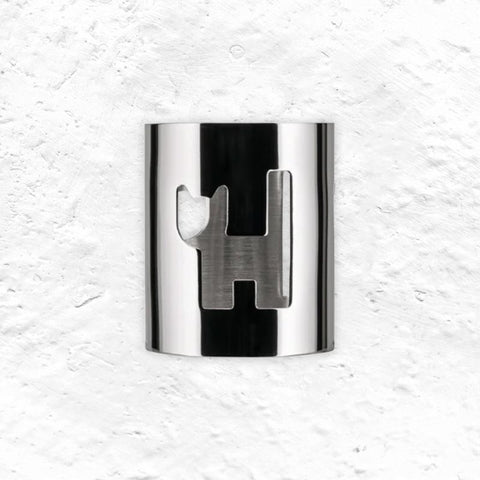 Girotondo Cat Napkin Ring - des. Giovannoni & Venturini for Alessi