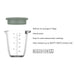 Measuring Jug 'Chef It' - 500ml Glass with Lid - Nordic Sage - by Mepal