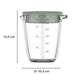 Measuring Jug 'Chef It' - 500ml Glass with Lid - Nordic Sage - by Mepal