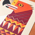 Golden Eagle - signed limited edition silkscreen print by Jim Fox
