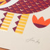 Golden Eagle - signed limited edition silkscreen print by Jim Fox