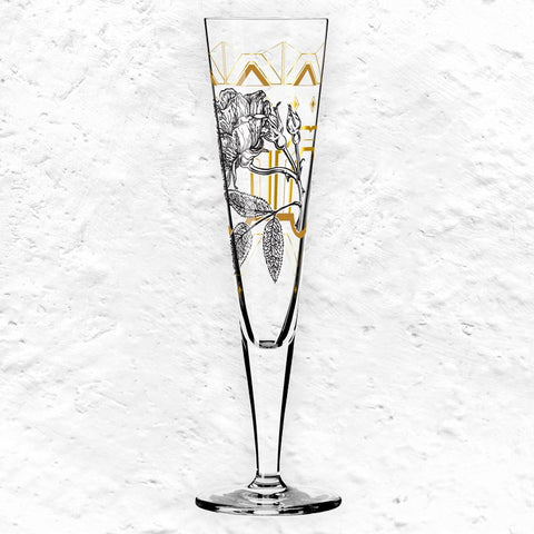 Goldnacht Champagne Glass #29 - des. Lisa Hofgärtner for Ritzenhoff