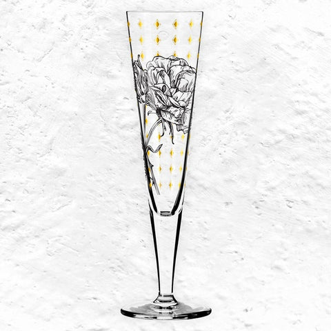 Goldnacht Champagne Glass #30 - des. Lisa Hofgärtner for Ritzenhoff