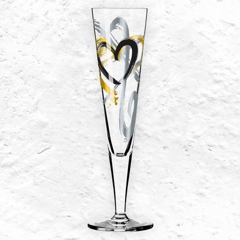 Goldnacht Champagne Glass #1 - des. Thomas Marutschke for Ritzenhoff