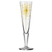 Goldnacht Champagne Glass #5 - des. Petra Mohr for Ritzenhoff