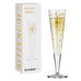 Goldnacht Champagne Glass #5 - des. Petra Mohr for Ritzenhoff