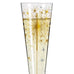 Goldnacht Champagne Glass #5 - des. Petra Mohr for Ritzenhoff