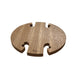 Gourmet trivet - walnut - round des. Gunnar Cyrén 1972