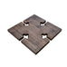 Gourmet trivet - walnut - square - des. Gunnar Cyrén, 1972