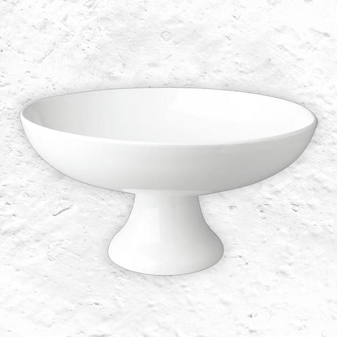 Grande Bowl on Foot - White - D. 21cm - by ASA