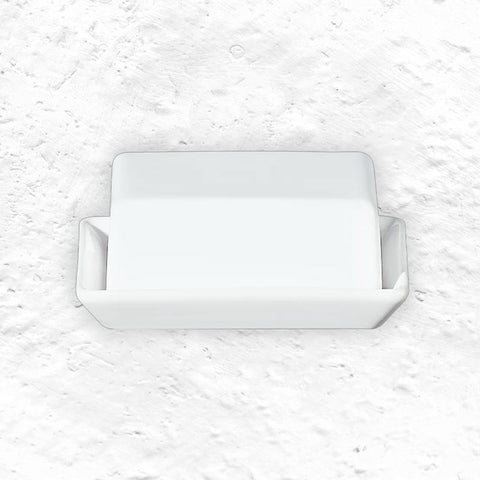 Grande Butter Dish - White - 16.5 x 7 x 13.5 cm - by ASA