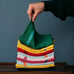Green (Colorama vert) Hand Towel, by Tissage Moutet