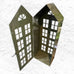 Green Metal Candle House - 46cm - by Boltze