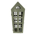 Green Metal Candle House - 46cm - by Boltze