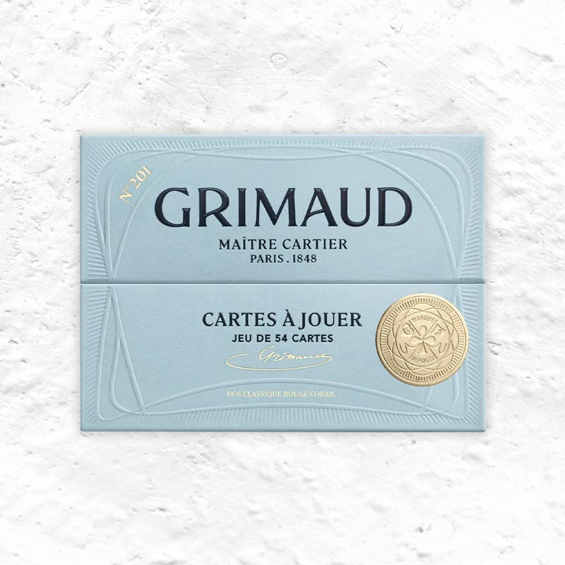 Grimaud N°201 : Cartes à Jouer (Coral Red)