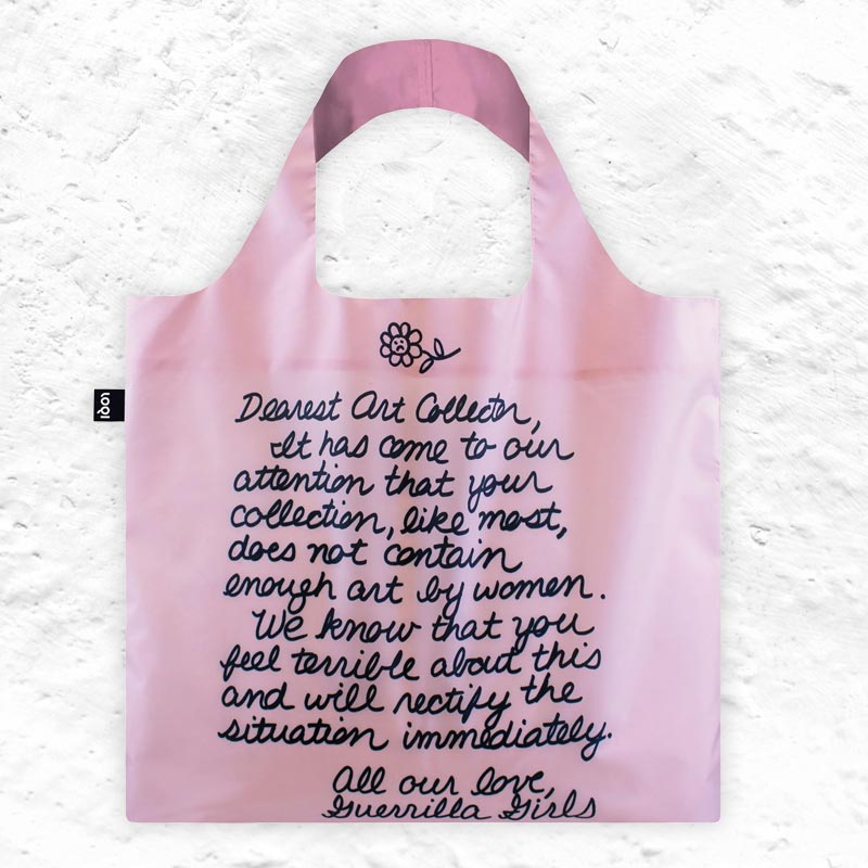 LOQI Foldaway Shopping Bag - Guerrilla Girls - Dearest Art Collector