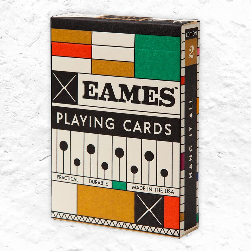 Charles and Ray Eames Hang it All Playing Cards by Art of Play