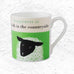 Happiness mug - Sheep, green - by Repeat Repeat