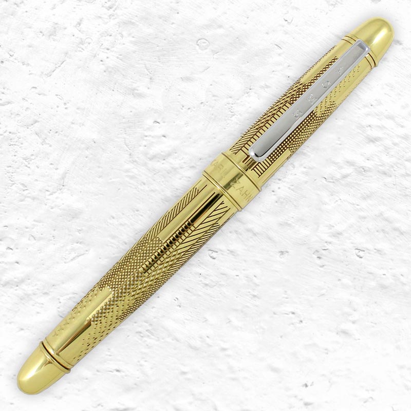 Hatch Hybrid Etched Antimicrobial Roller Ball Pen, des. Karl Zahn for ACME