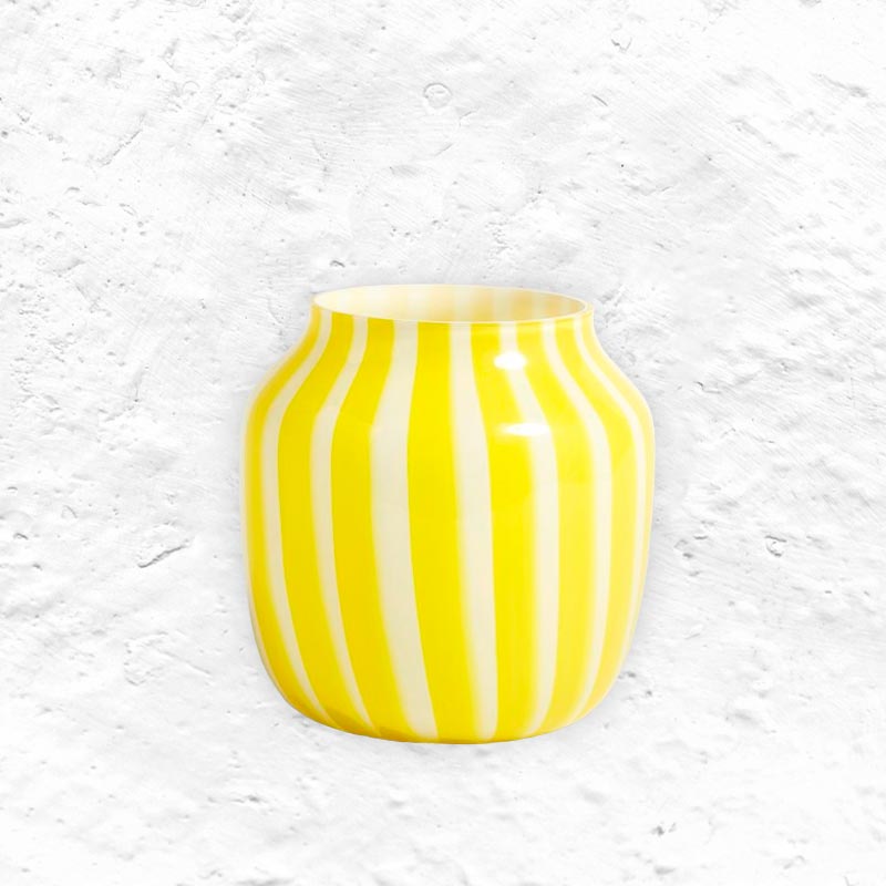 Juice Vase - Wide - Yellow - des Kristine Five Melvær  for Hay