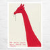 He Will Only Eat Squid Ink Pasta poster by David Shrigley