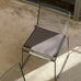 Hee Dining Chair - sled base, standard glider, fall green powder coated steel - des. Hee Welling for HAY
