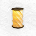 Mini Hexagon Twist Lamp - Walnut Drift - by Gingko