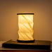 Mini Hexagon Twist Lamp - Walnut Drift - by Gingko