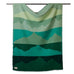 Pure New Wool Throw - Hills Jacquard Green - by Tweedmill