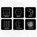History of Art coasters by MoMA