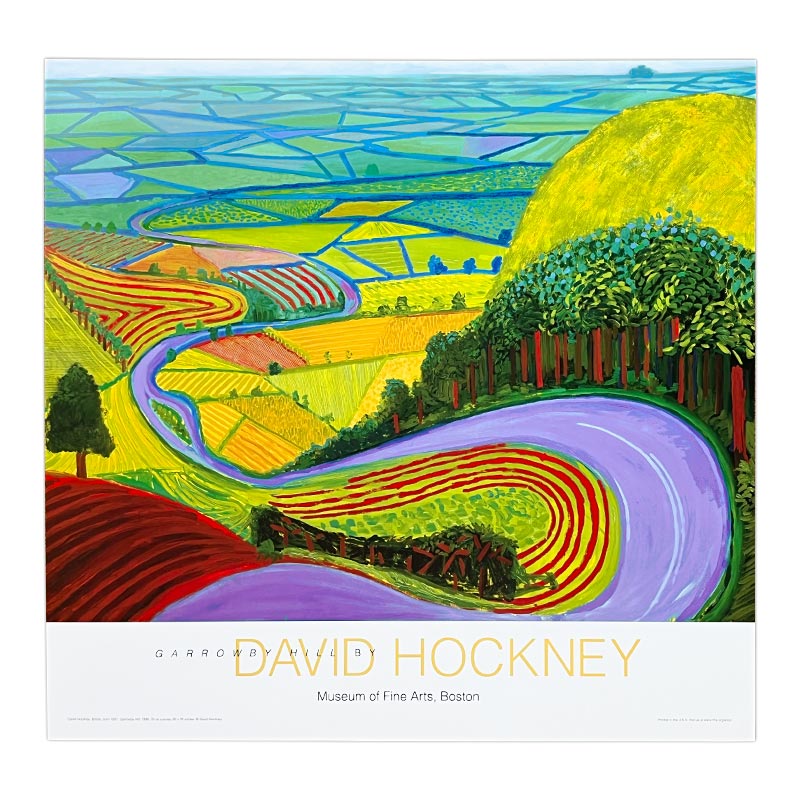 David Hockney original 2024 art poster