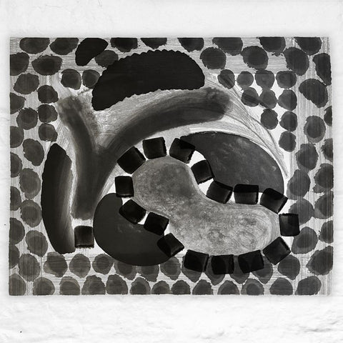 David's Pool at Night by Howard Hodgkin - softground etching and aquatint, signed Artist's Proof