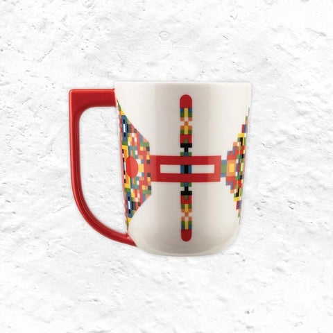 Holyhedrics Mug in Red by Alessi, des. Elena Salmistraro