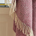 Pure New Wool Throw - Illusion - Pink & Grey - by Tweedmill